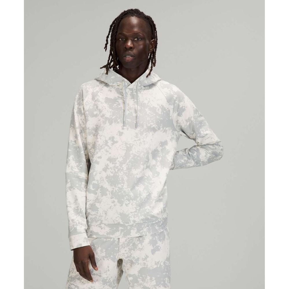 Lululemon City Sweat Pullover Hoodie French Terry.Spectral White Opal.Mens.Sz M